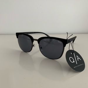 Quay Australia Flint Sunglasses Black NWT